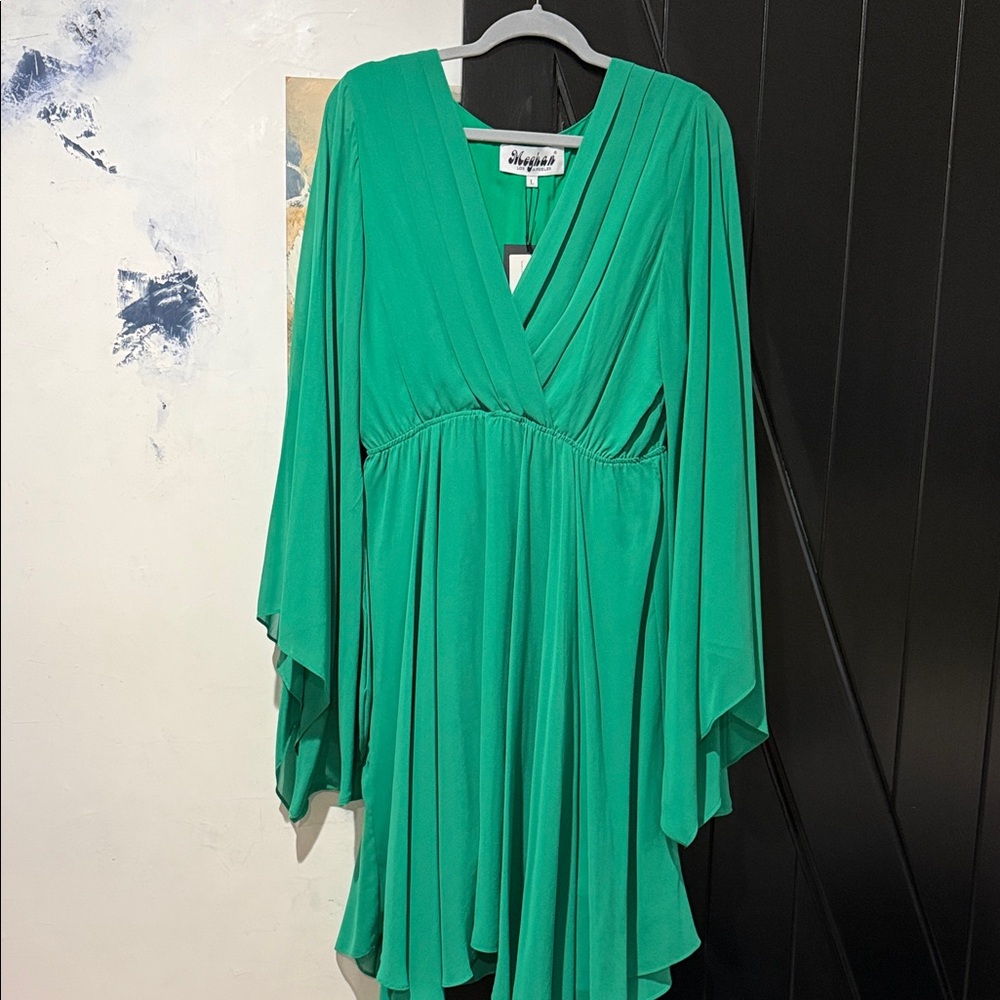 Meghan LA Green High Low Dress
